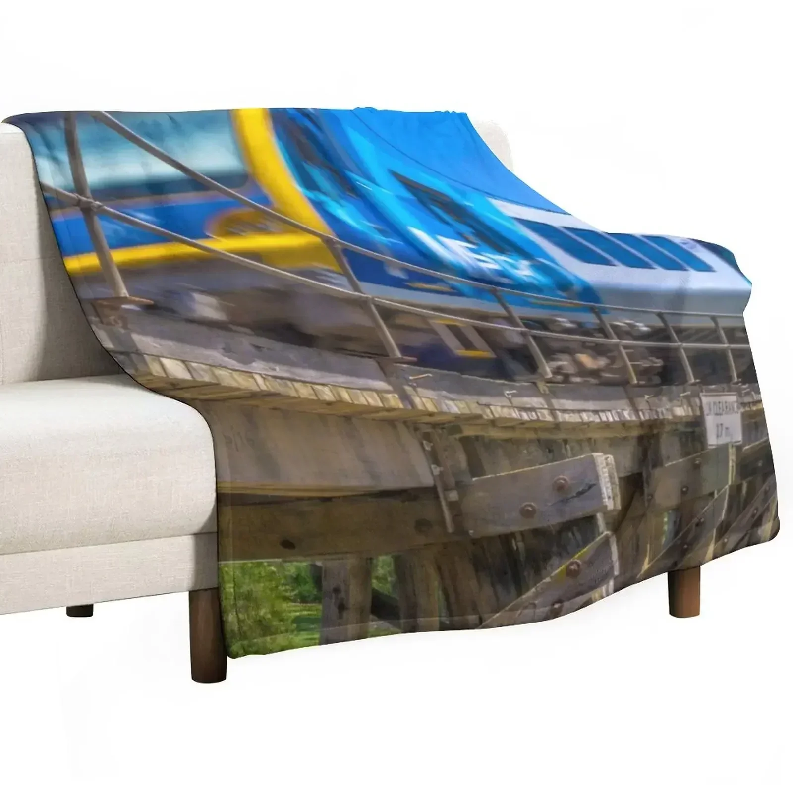 Home Decor Melbourne - メルボルン・メトロのトレッスル・ブリッジ - エルサム、ビクトリア州 コスプレアニメ 柔らかくて可愛い装飾用ブランケット（ベッド・ソファ用）