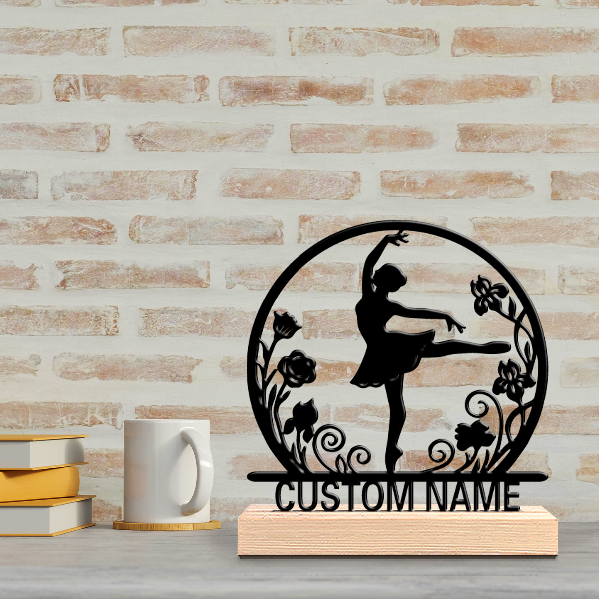 Home Decor Frames - 1個入り ロマンチックなカスタムメイドのバレエ天体装飾 木製フレーム付き 寝室や子供部屋に最適 ボヘミアンスタイルのギフト