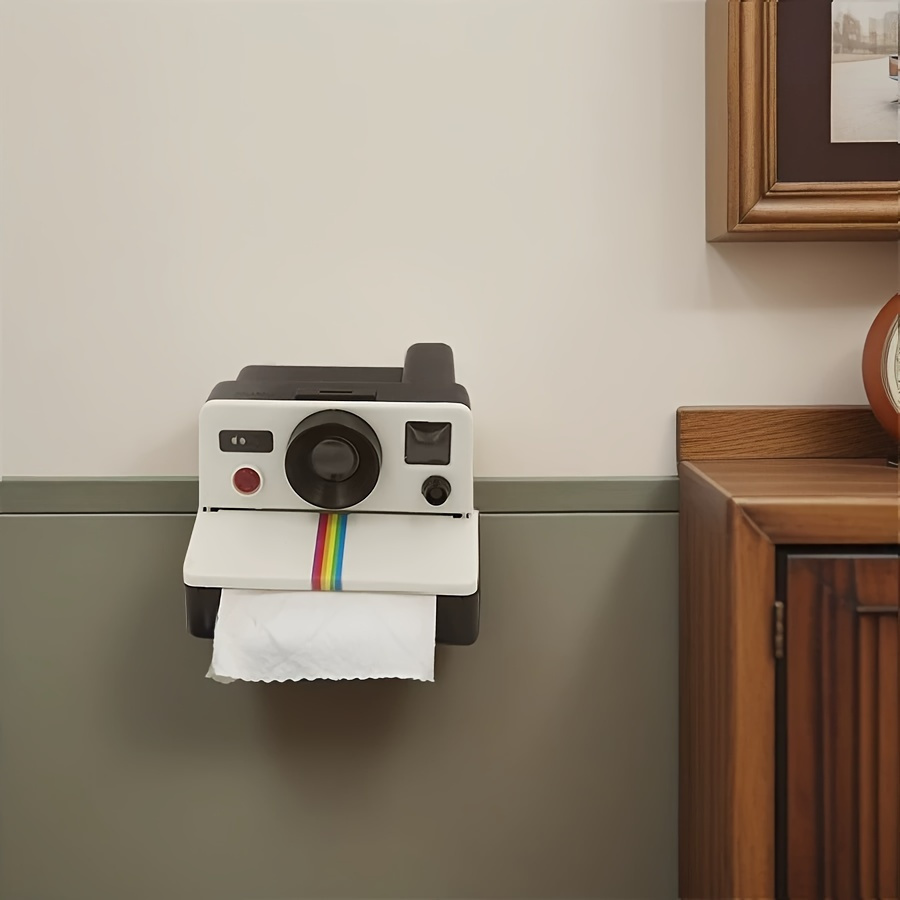 Home Decor Design Ideas - 1 カメラデザインのトイレット ペーパー ホルダー - 革新的なティッシュ