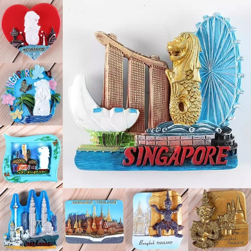 Home Decor Kuala Lumpur - Singapore-ウォータープルーフ冷蔵庫用ステッカー,お土産,自宅での結婚式のギフト