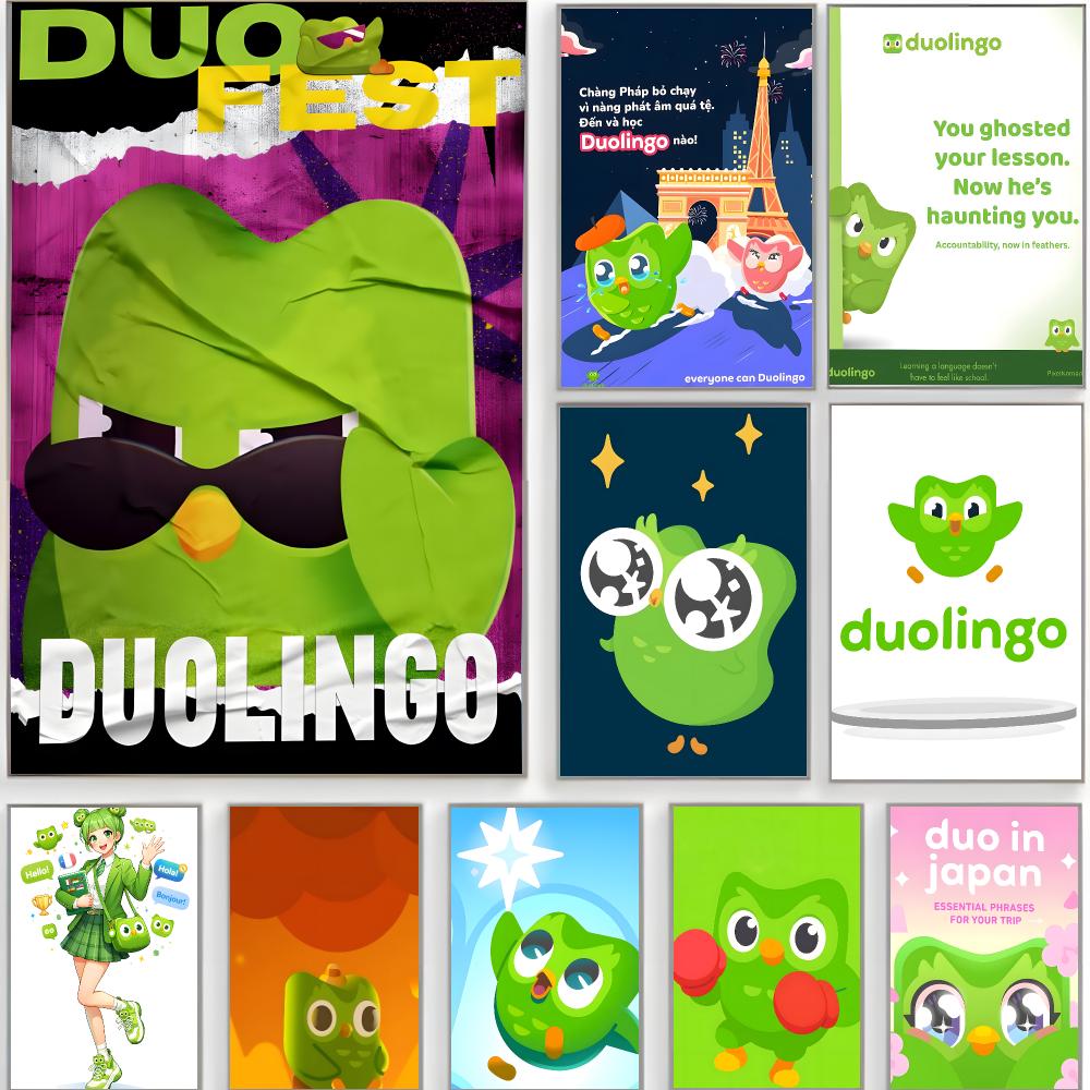 Home Decor Free App - かわいいアプリ「D-Udoulingo」ポスター クラシックウォールアート ホームデコレーション はがして貼るだけ フレームなし