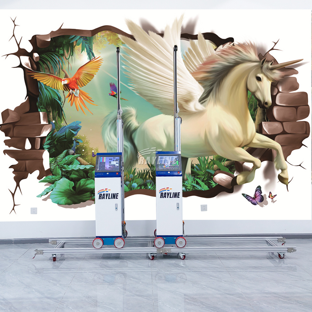 Home Decor Ai - AI 4Kインクジェット壁印刷ニスプリンター9600DPIアート背景セラミックタイル直接印刷機（家庭装飾用）