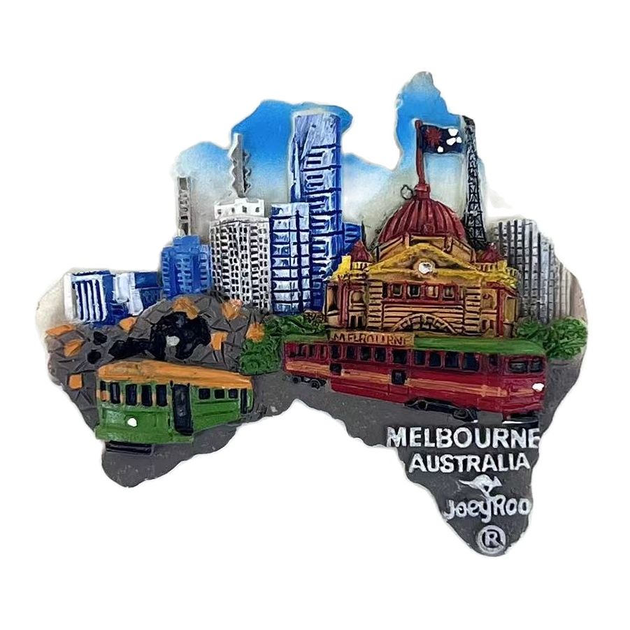Home Decor Melbourne - Australia-磁気ステッカー,冷蔵庫のギフト,家庭の装飾アクセサリー