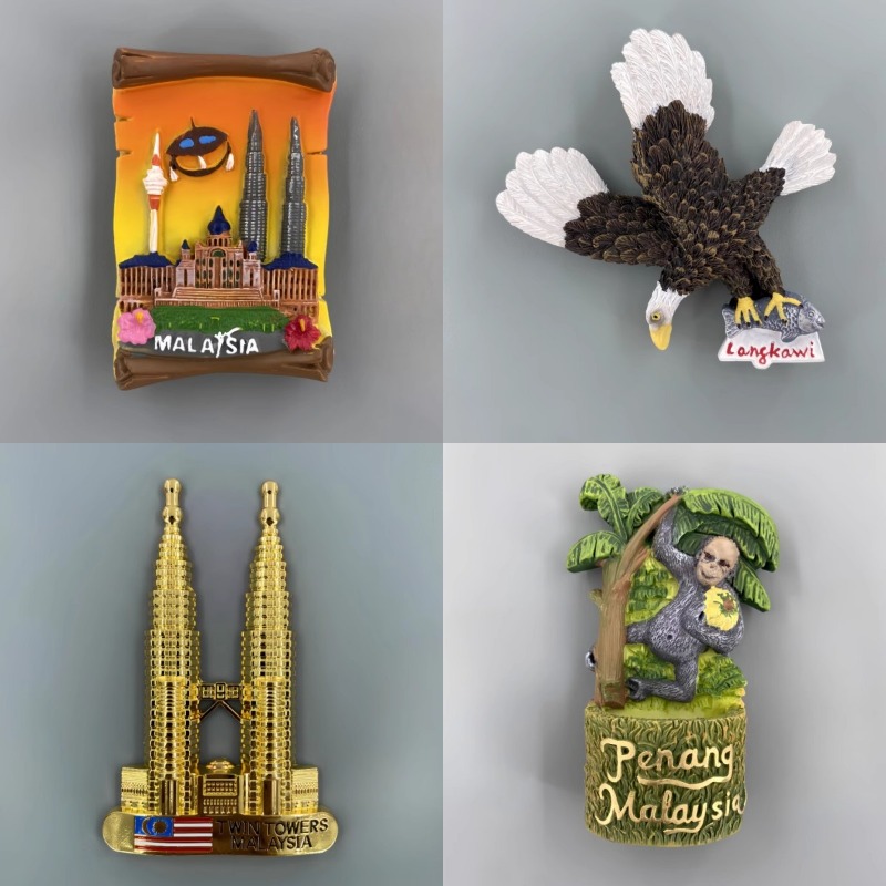 Home Decor Kuala Lumpur - マリンシアランキウイ冷蔵庫マグネット、観光お土産、クルラールパー州のペンチ、冷蔵庫ステッカー、家の装飾、クリスマスギフト