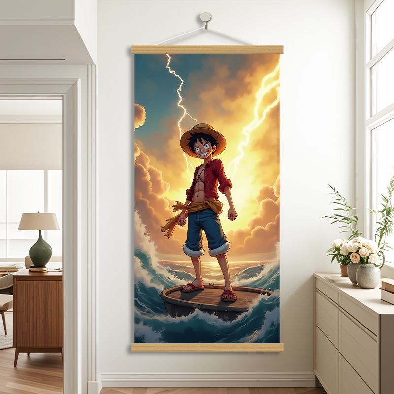 新しいワンピースルフィロロノア・ゾロナミポスター高色値二次漫 - Home Decor Painting のレビューと価格