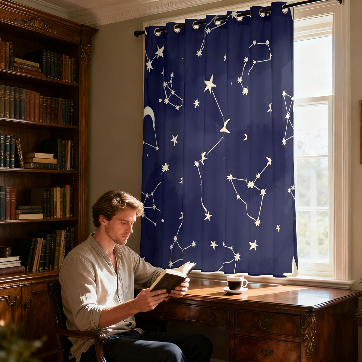1pc レトロローズフローラルシングルループカーテン、リビン - Home Decor Curtains のレビューと価格