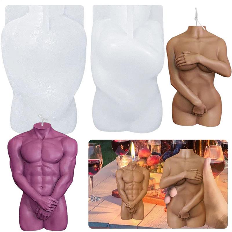 ヨーロッパ人体像キャンドルシリコーン型 3D 男性ボディ恥ず - Home Decor Quirky のレビューと価格