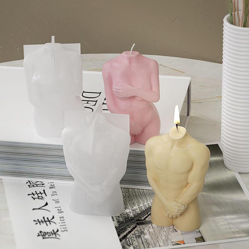 ヨーロッパ人体像キャンドルシリコーン型 3D 男性ボディ恥ず - Home Decor Quirky のレビューと価格