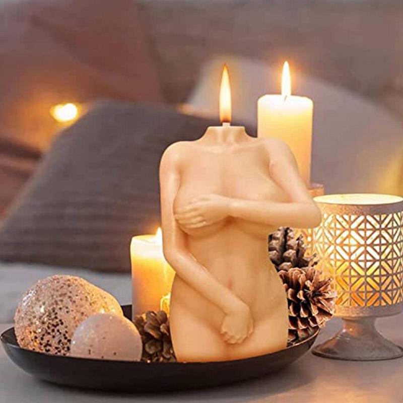 ヨーロッパ人体像キャンドルシリコーン型 3D 男性ボディ恥ず - Home Decor Quirky のレビューと価格