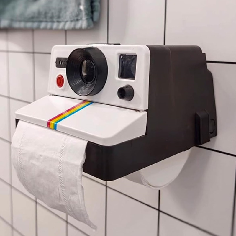 1 カメラデザインのトイレット ペーパー ホルダー - 革新 - Home Decor Design Ideas のレビューと価格