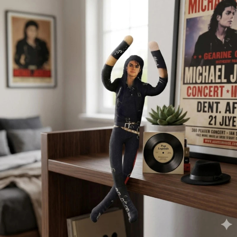 マイケル・ジャクソンぬいぐるみワイヤーフレーム付きポーズ可能 - Home Decor Frames のレビューと価格
