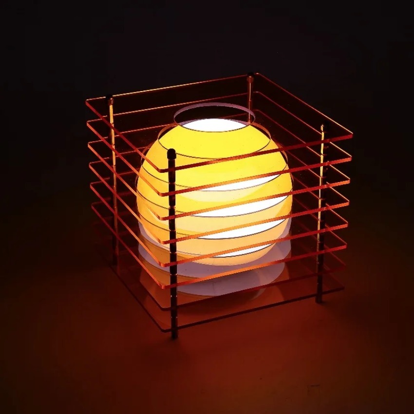 DIY アクリル千層ランプムーンランプデスクトップ装飾中断雰 - Home Decor Pinterest のレビューと価格