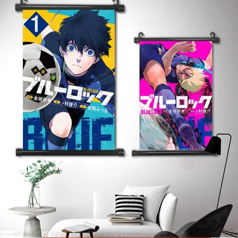 アニメブルーロックポスター壁アートキャンバス写真いさぎ陽一絵 - Home Decor Wall Pictures のレビューと価格
