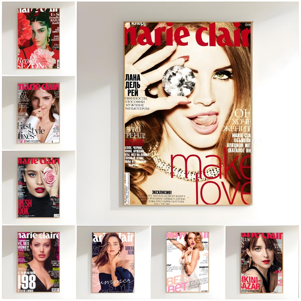 シックな雑誌「M-マリークレア」ポスター クラシックウォール - Home Decor Magazine のレビューと価格