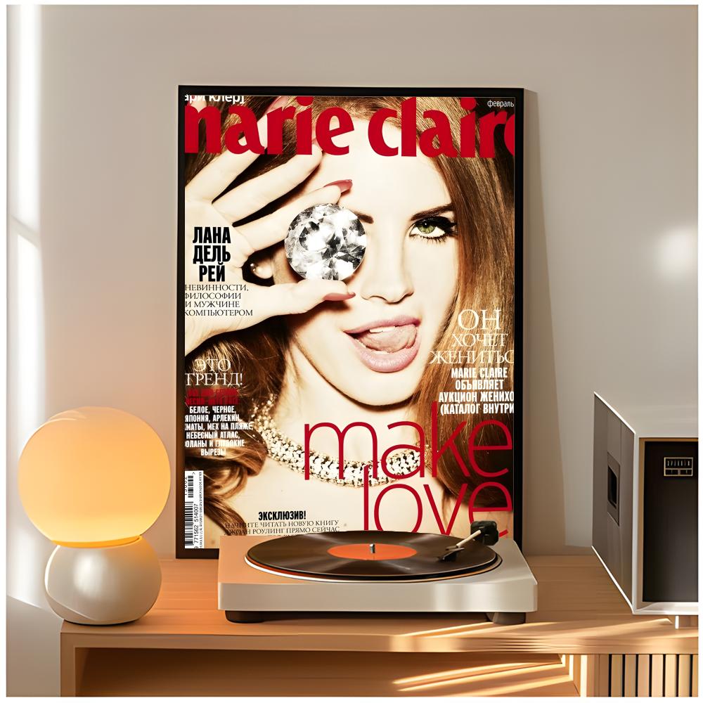 シックな雑誌「M-マリークレア」ポスター クラシックウォール - Home Decor Magazine のレビューと価格