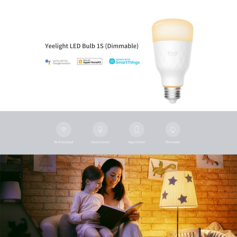 YEELIGHT LED 電球 1S スマートライト E26 - Yeelight Light Smart Bulb のレビューと価格