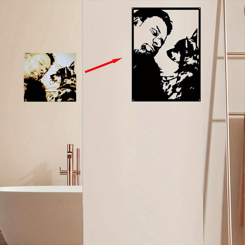 カスタムフレーム入りメタルポートレートアート、パーソナライズ - Home Decor Frames のレビューと価格