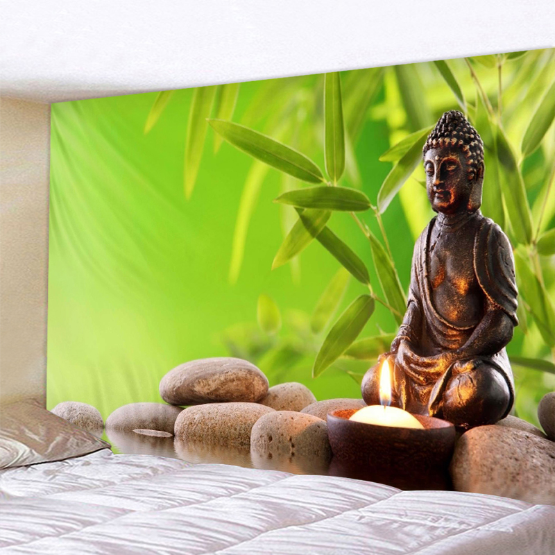 インド仏教瞑想用ホームデコレーションタペストリー マンダラ  - Home Decor Yoga のレビューと価格