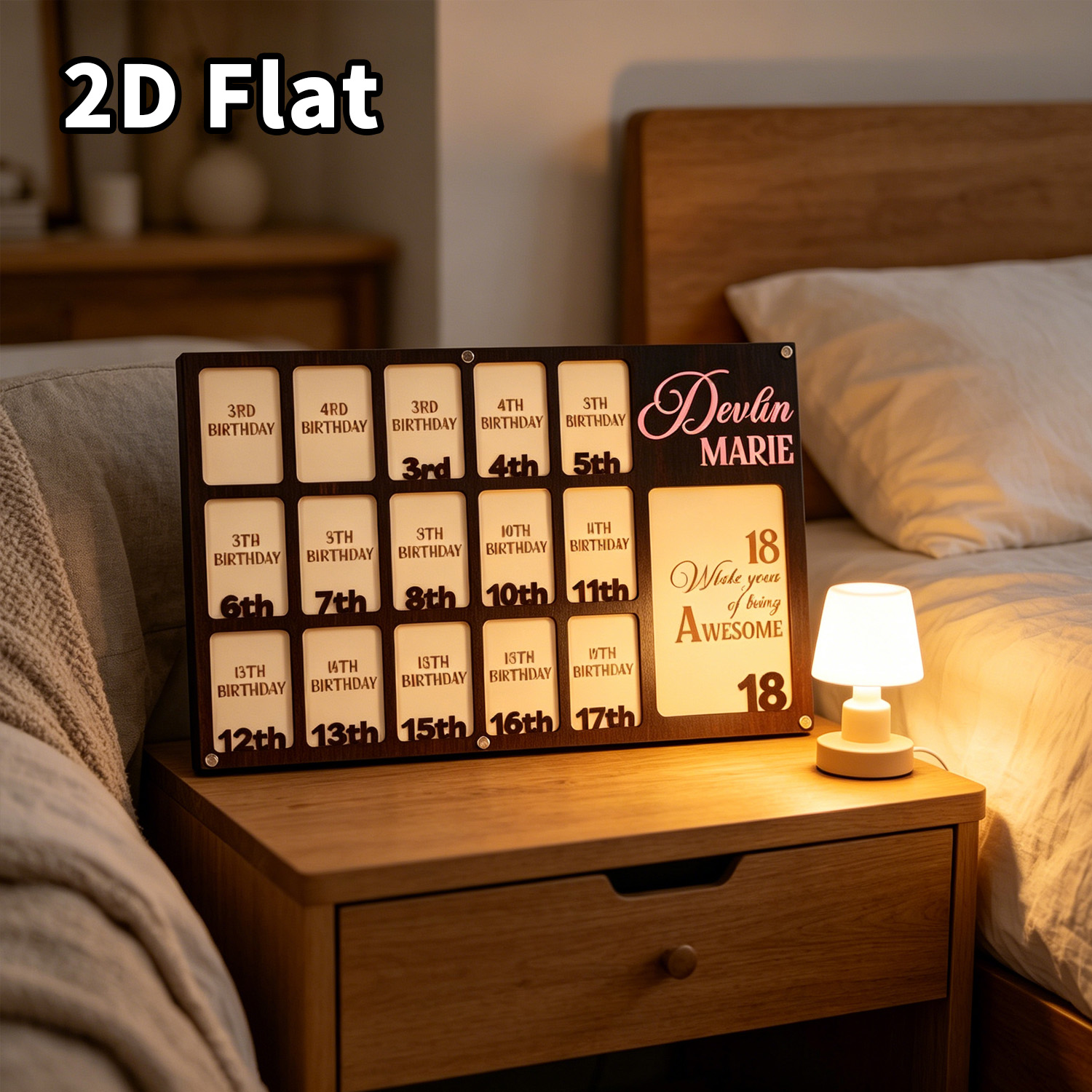 1個入りカスタムグレードフォトフレーム木製飾り板、自宅・オフ - Home Decor Frames のレビューと価格