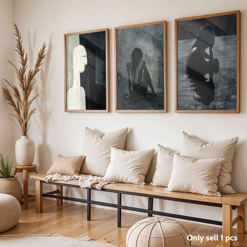 ダークペイントアートデザインポスター モダンな自己粘着アート - Home Decor Design Ideas のレビューと価格