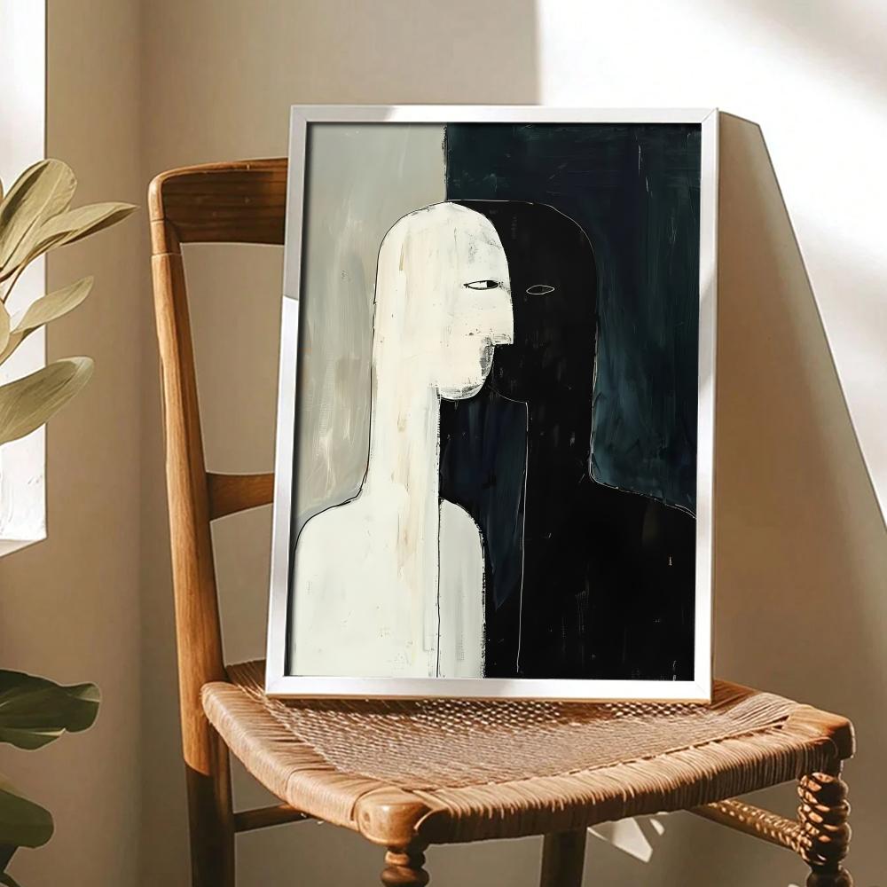 ダークペイントアートデザインポスター モダンな自己粘着アート - Home Decor Design Ideas のレビューと価格