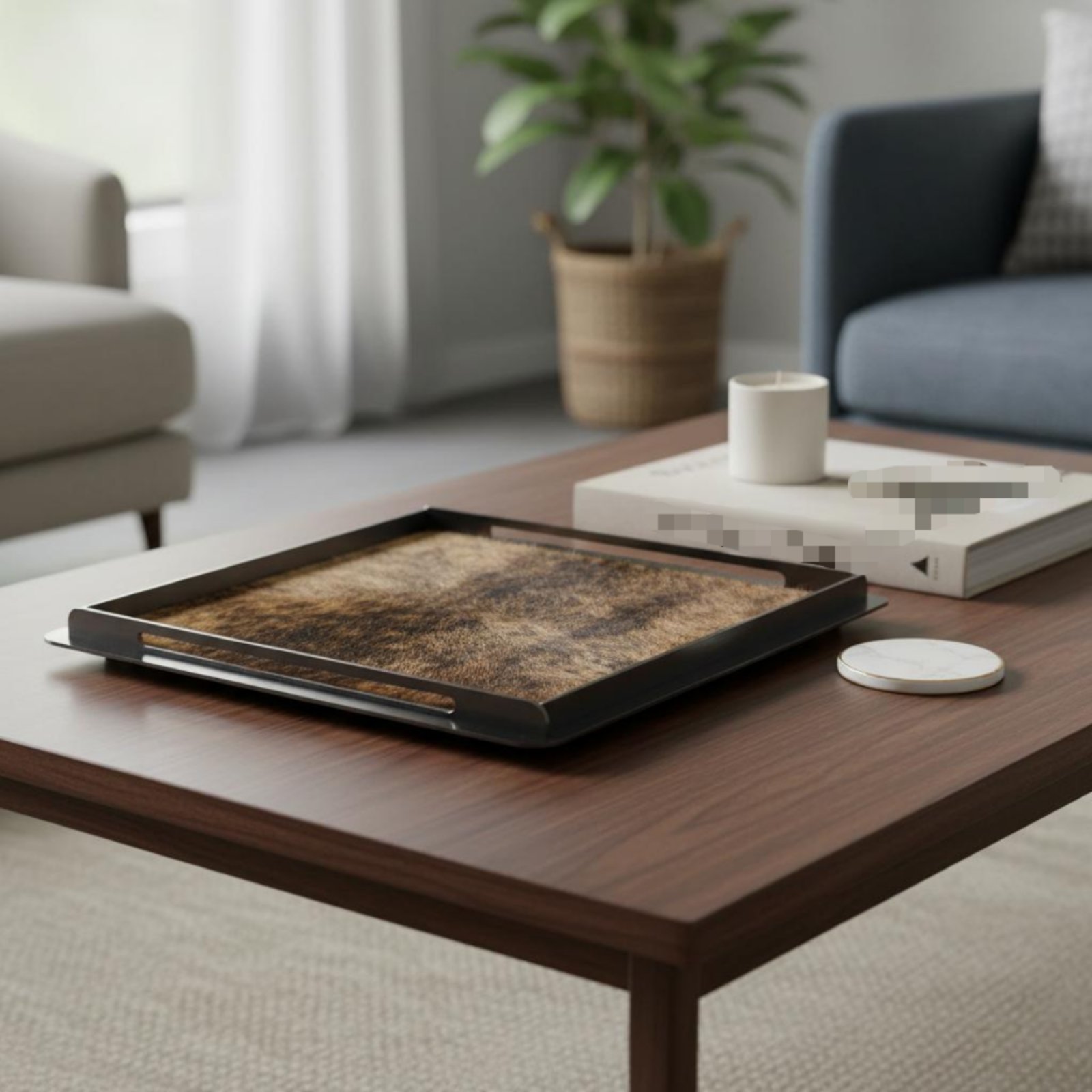 馬毛装飾トレイ クリエイティブデコレーション メタルフレーム - Home Decor Frames のレビューと価格