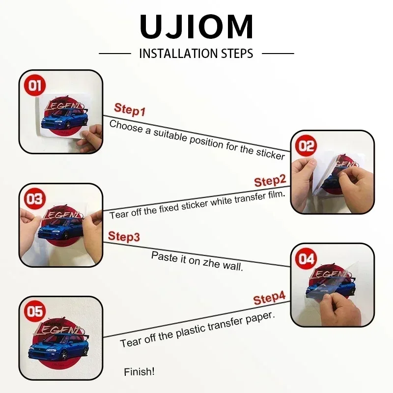 UJIOM ゴスガールアシドミナウォールステッカーアニメアイ - Home Decor Ai のレビューと価格