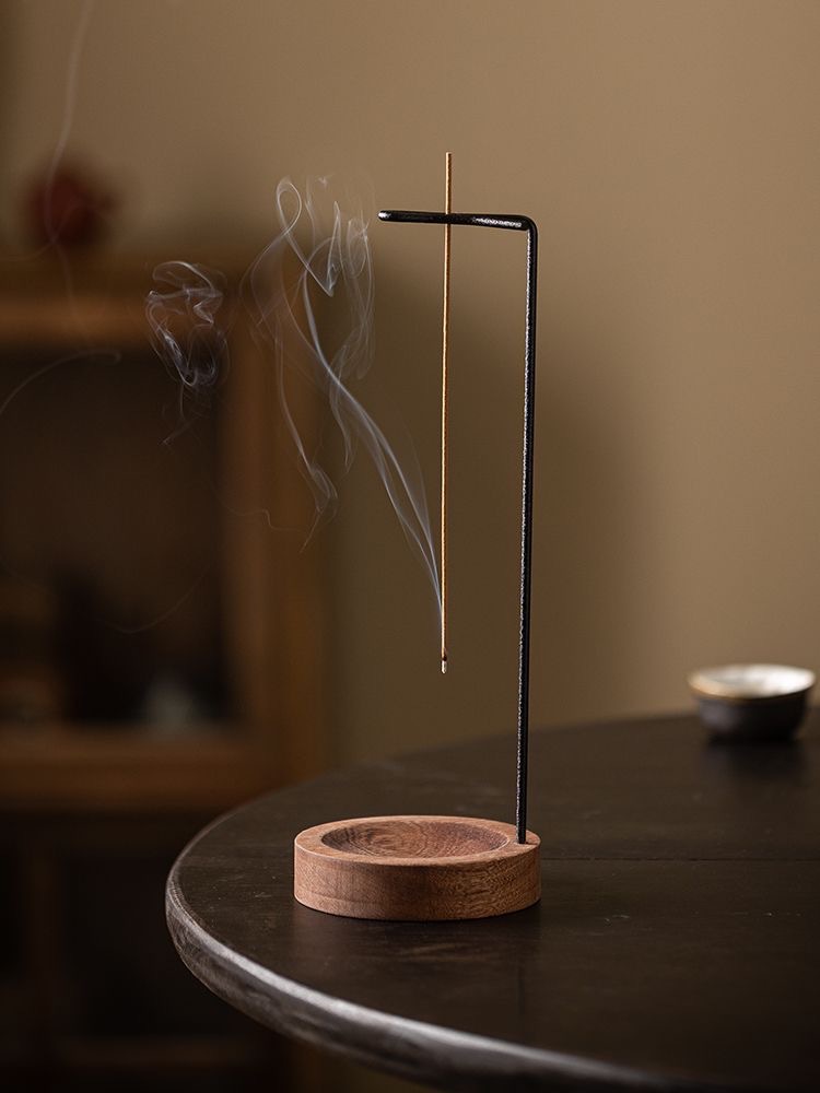 クリエイティブな逆さ香炉、線香立て、木製丸型香炉、寝室、家の - Home Decor Yoga のレビューと価格