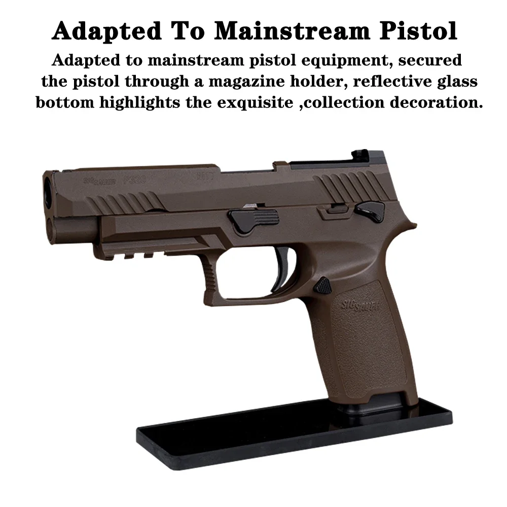 戦術的な P ディスプレイスタンド射撃ピストル装飾品小道具安 - Home Decor Magazine のレビューと価格