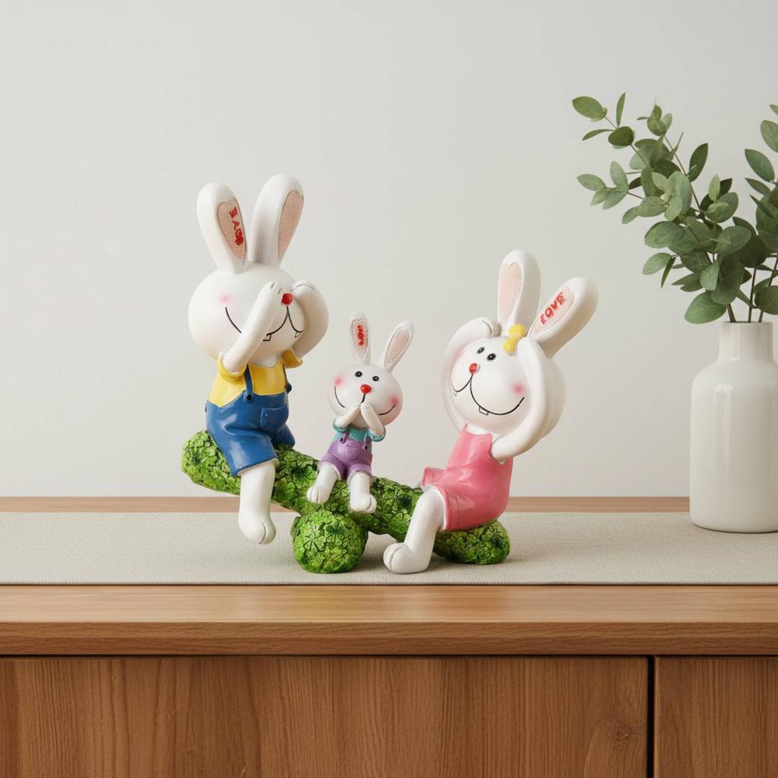 樹脂製ウサギ像 ヨーロッパデザイン ウサギの置物 ウサギの置 - Home Decor Design Ideas のレビューと価格