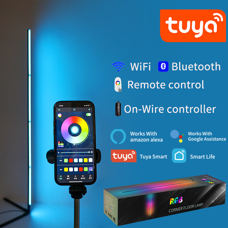 Tuya RGBIC LED フロアランプ 180 センチメ - Home Decor Free App のレビューと価格