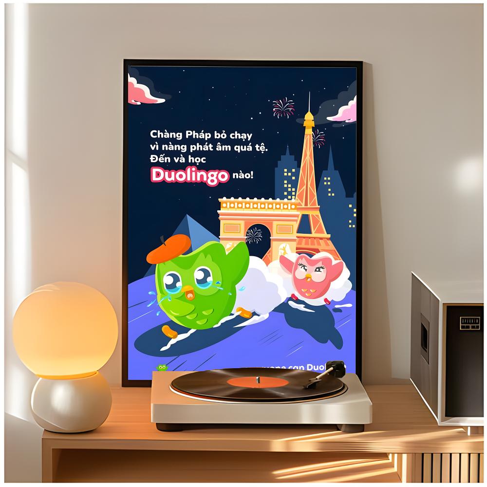 かわいいアプリ「D-Udoulingo」ポスター クラシック - Home Decor Free App のレビューと価格