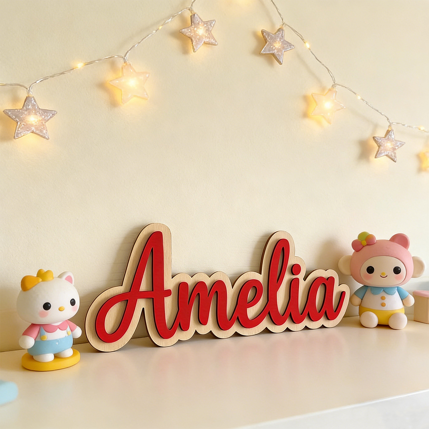 1個入りカスタマイズされた二層木製姓札、カスタマイズされたギ - Home Decor Pinterest のレビューと価格