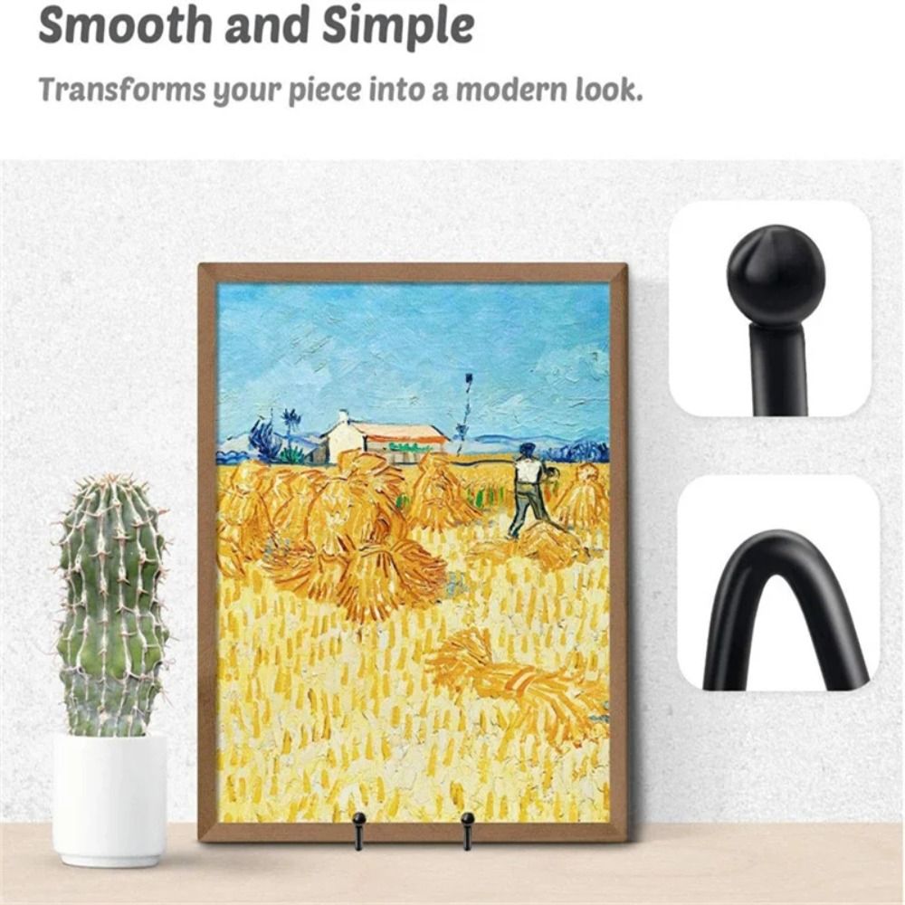 耐久性のある3/4/6インチフレームホルダー、金属製ブラック - Home Decor Magazine のレビューと価格