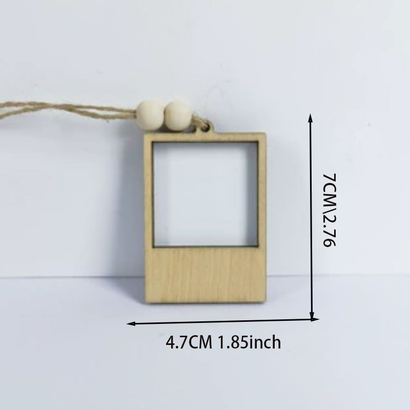 パーソナライズされたカスタマイズ小さな木製フォトフレーム吊り - Home Decor Frames のレビューと価格