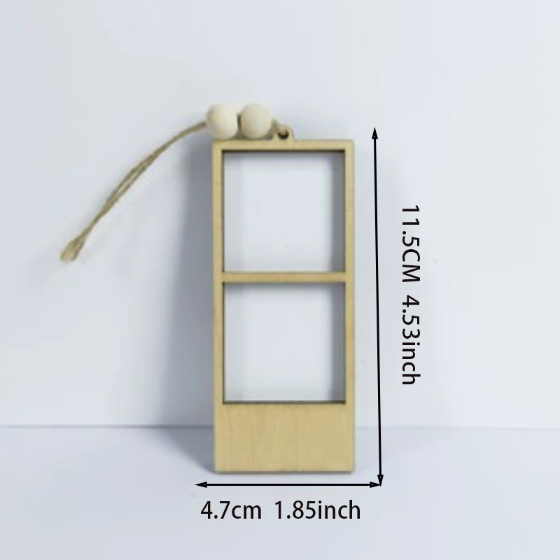 パーソナライズされたカスタマイズ小さな木製フォトフレーム吊り - Home Decor Frames のレビューと価格