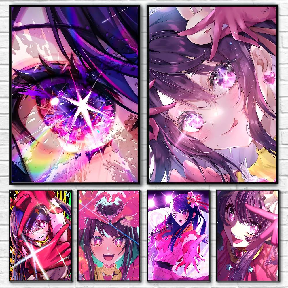 アニメキャラクター A-Ai H-Hoshino ポスター  - Home Decor Ai のレビューと価格