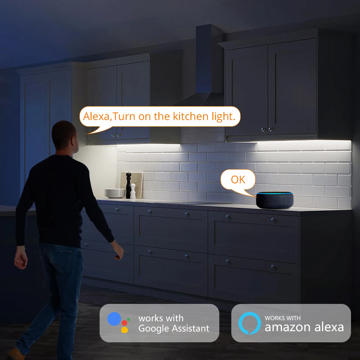 Tuya スマート COB LED ストリップライト、WiF - Home Decor Free App のレビューと価格
