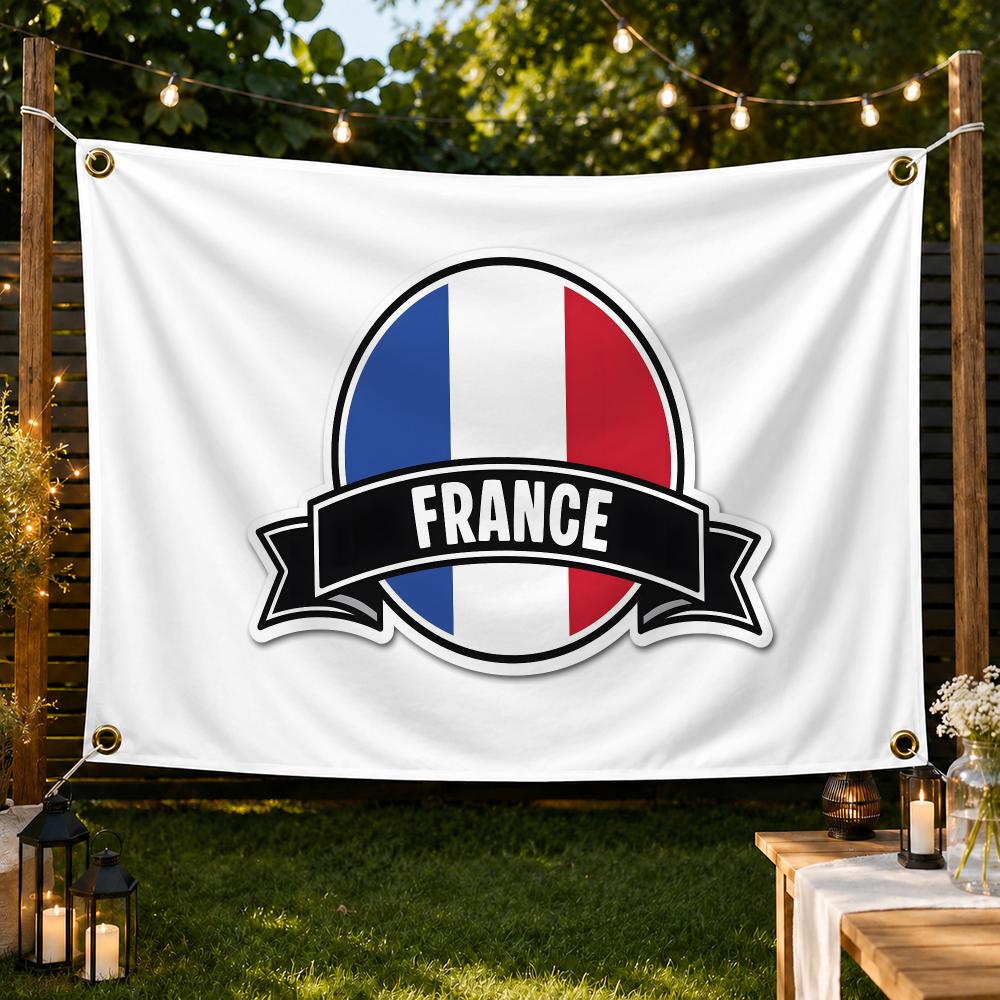 場所：フランス   国旗   家庭・庭の装飾バナー - 室内 - Home Decor Location のレビューと価格