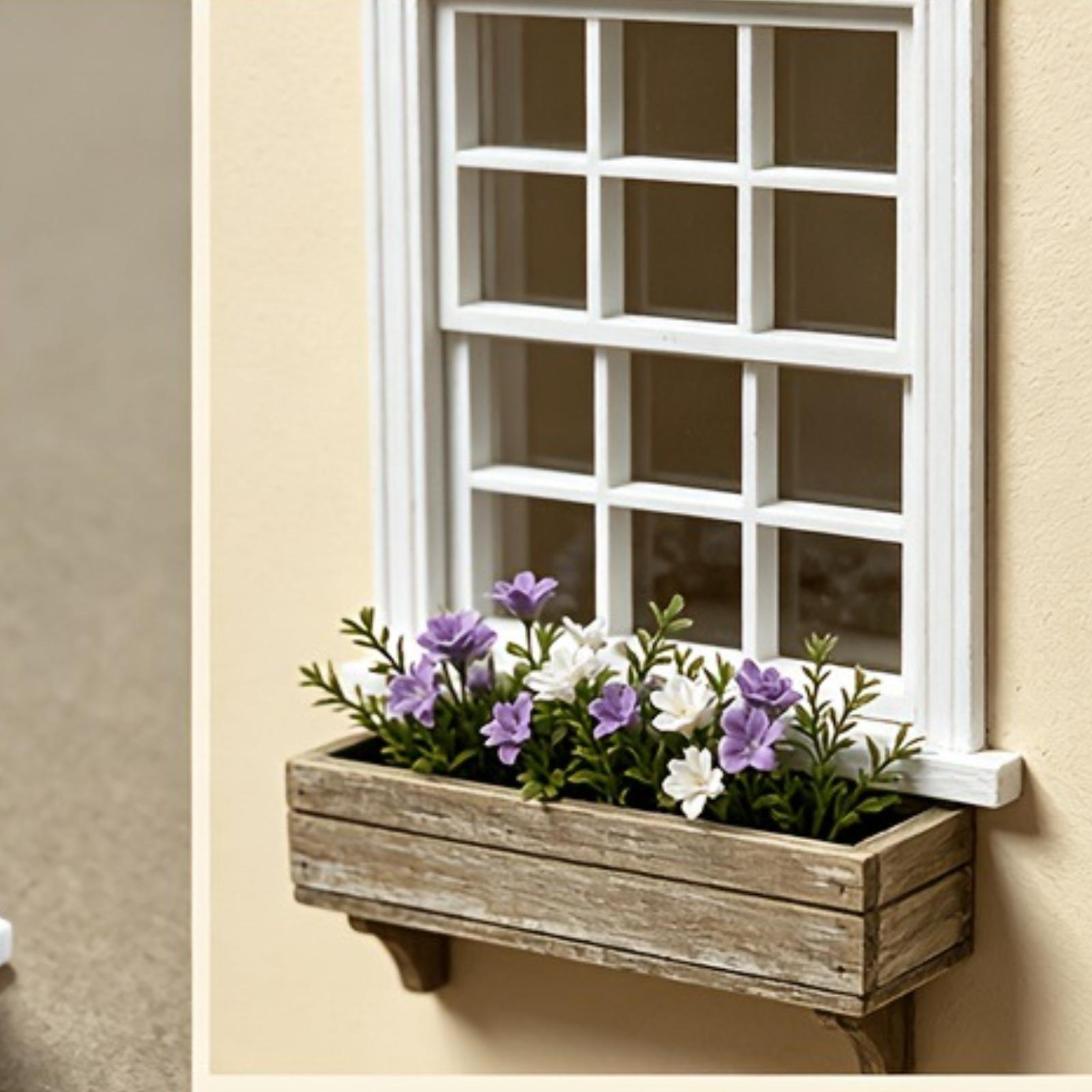 ミニチュア窓枠拡張ドールハウスモデル窓長方形家の装飾 - Home Decor Frames のレビューと価格