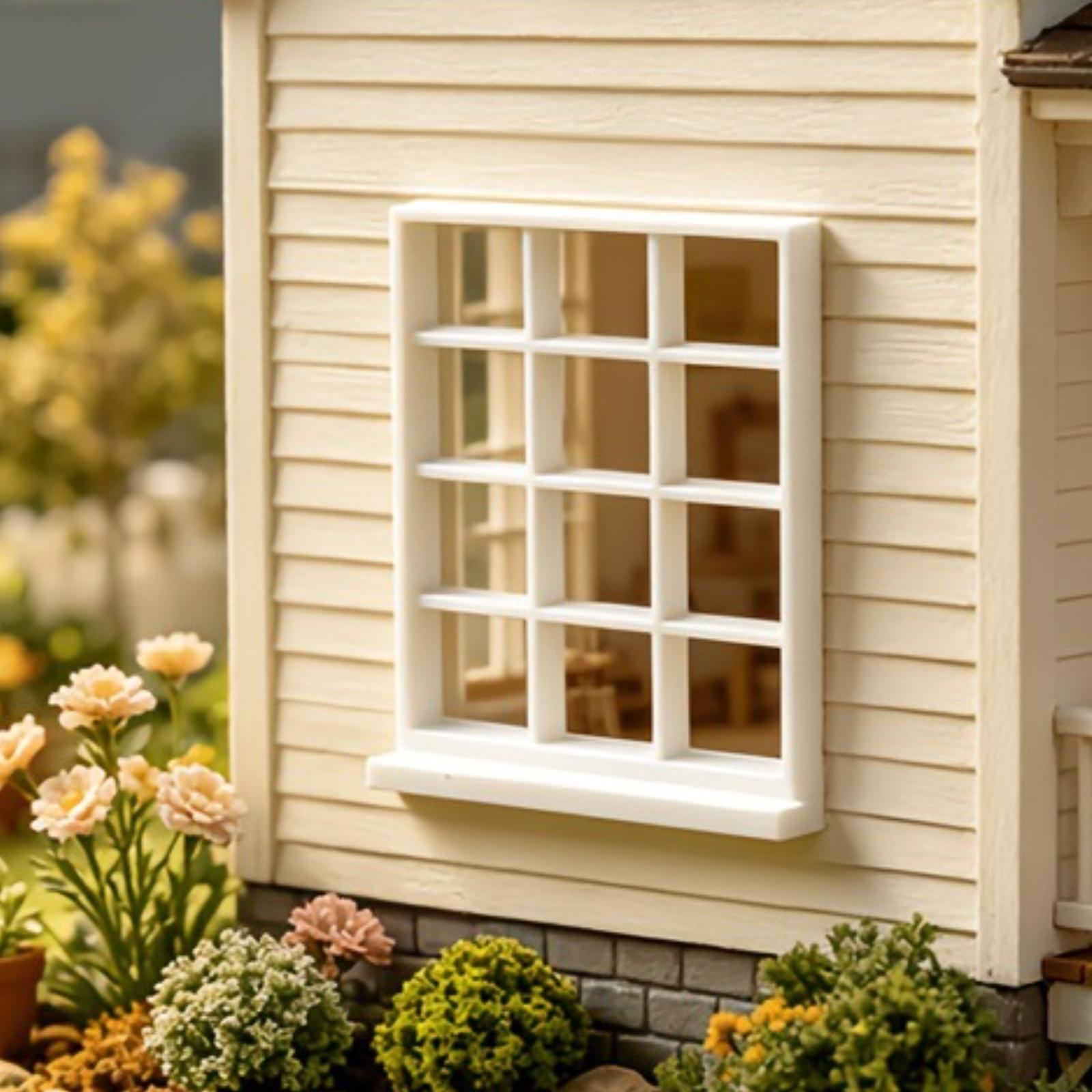 ミニチュア窓枠拡張ドールハウスモデル窓長方形家の装飾 - Home Decor Frames のレビューと価格