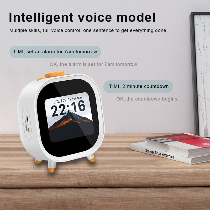 AI音声スマート目覚まし時計 WiFi AIアシスタント L - Home Decor Ai のレビューと価格