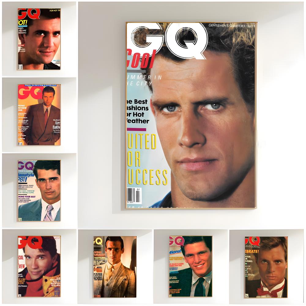 シックな雑誌「G-ジェントルメンズ・クォータリー」ポスター  - Home Decor Magazine のレビューと価格
