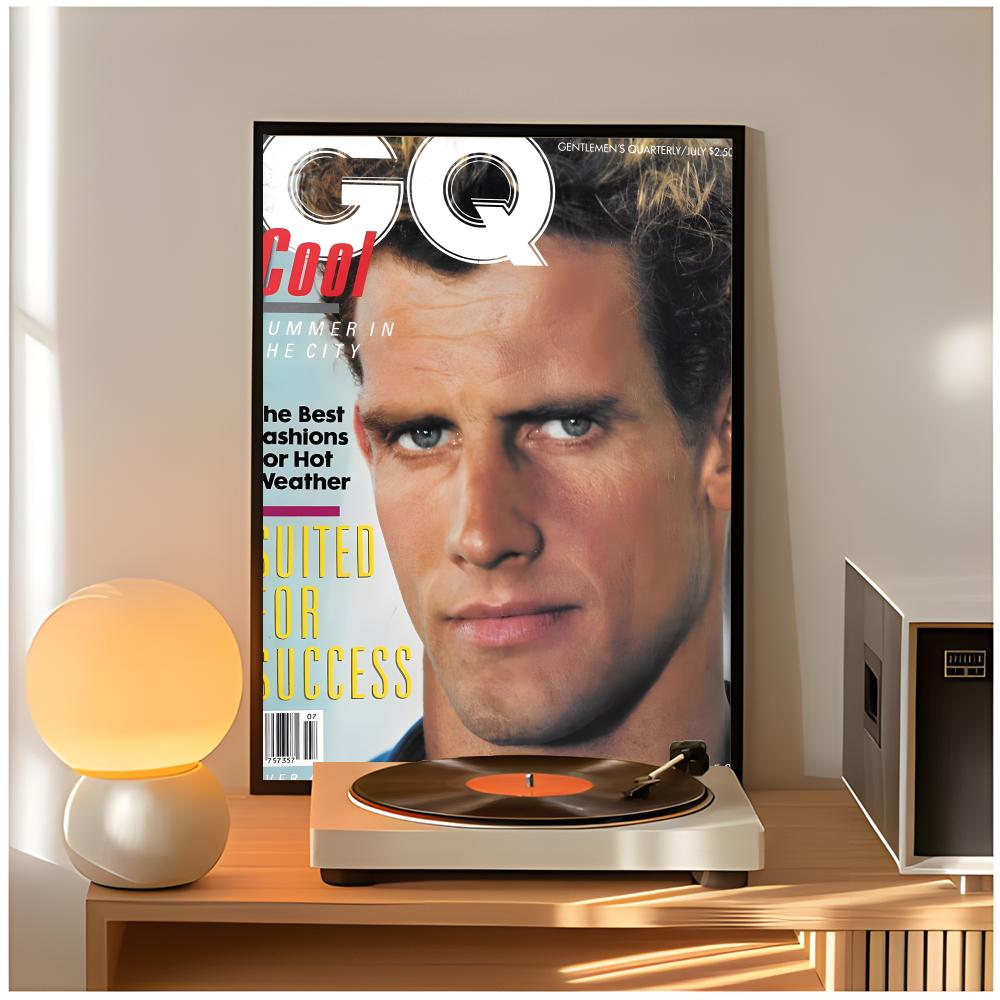 シックな雑誌「G-ジェントルメンズ・クォータリー」ポスター  - Home Decor Magazine のレビューと価格