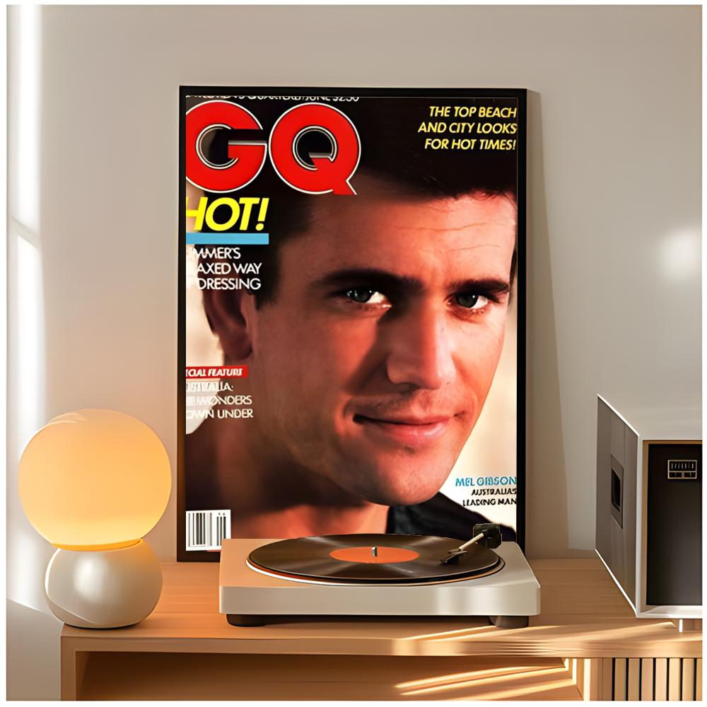 シックな雑誌「G-ジェントルメンズ・クォータリー」ポスター  - Home Decor Magazine のレビューと価格