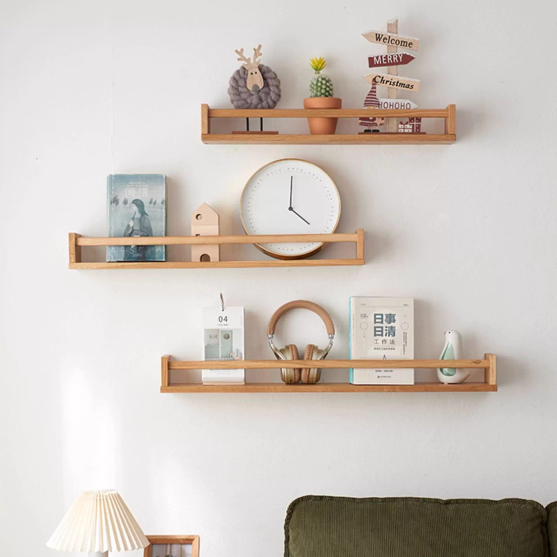 キッチンスパイスオーガナイザー、無垢材ウォールシェルフ、防湿 - Home Decor Magazine のレビューと価格