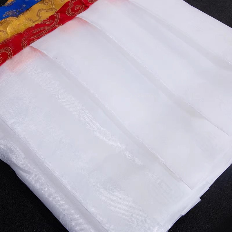 4.6 メートル白/黄色/緑/5 色チベットスタイルカーテン - Home Decor Curtains のレビューと価格