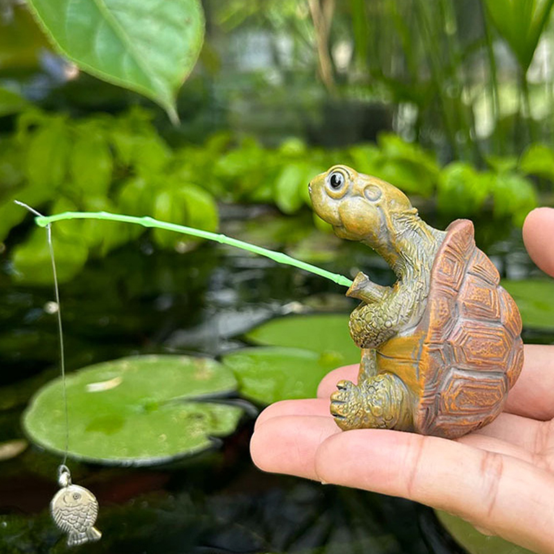 [E]クリエイティブなロープ釣り用カメ像、かわいいシミュレー - Home Decor Quirky のレビューと価格