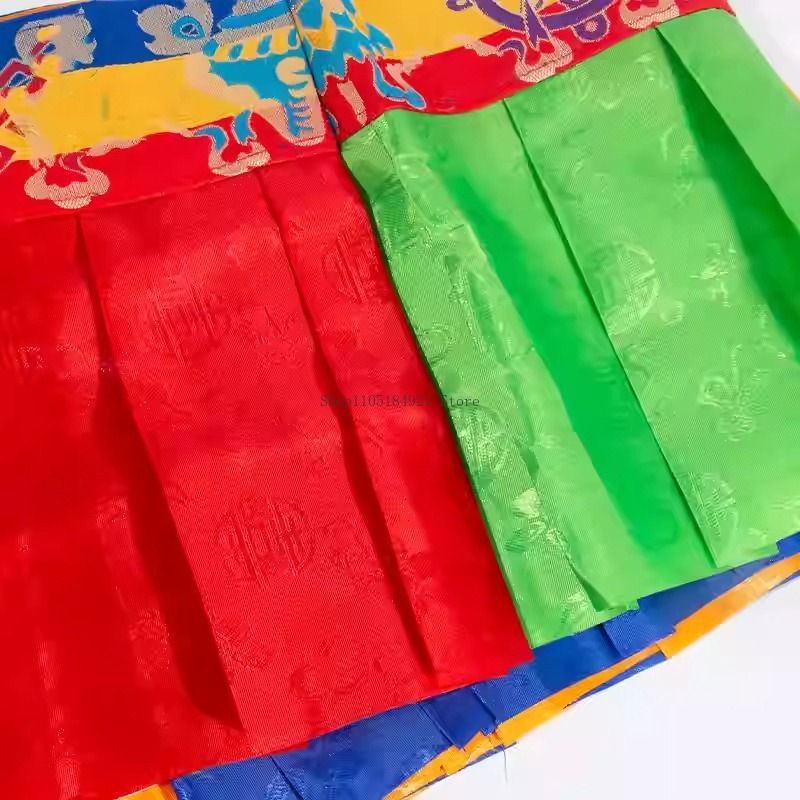 5メートルのチベット式テーブル用八吉祥カーテン、宗教的なペン - Home Decor Curtains のレビューと価格