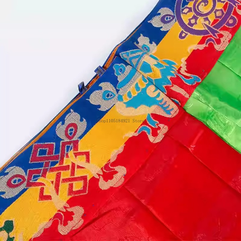 5メートルのチベット式テーブル用八吉祥カーテン、宗教的なペン - Home Decor Curtains のレビューと価格